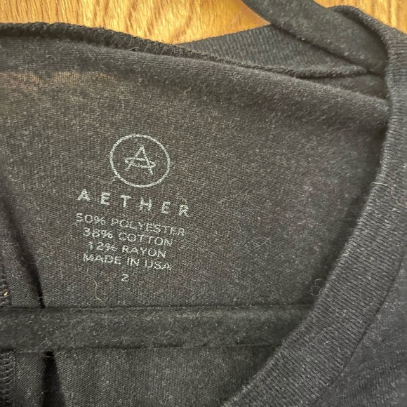 Aether long sleeve vneck tee 2 - Picture 2 of 5